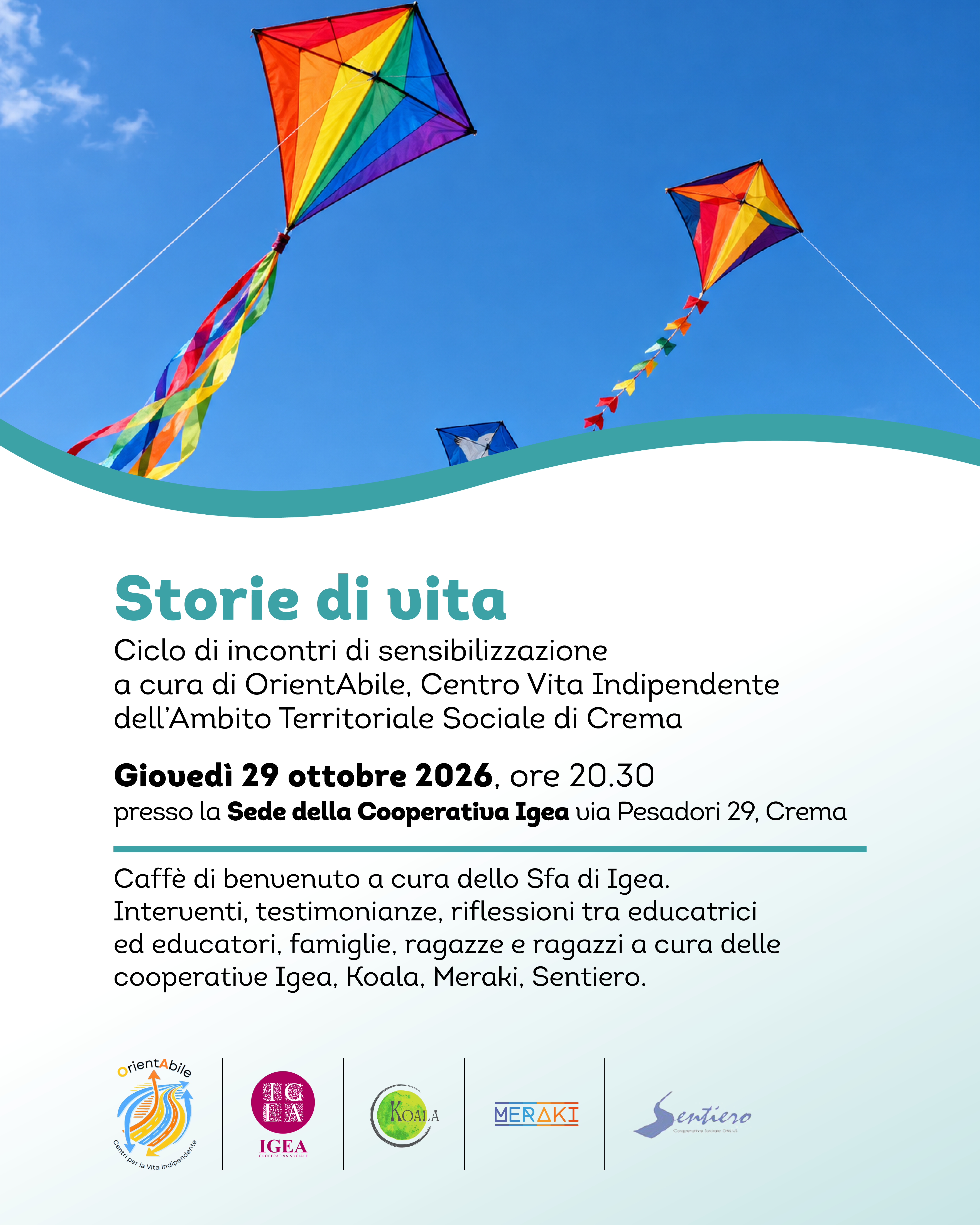   STORIE DI VITA: CICLO DI INCONTRI DI SENSIBILIZZAZIONE