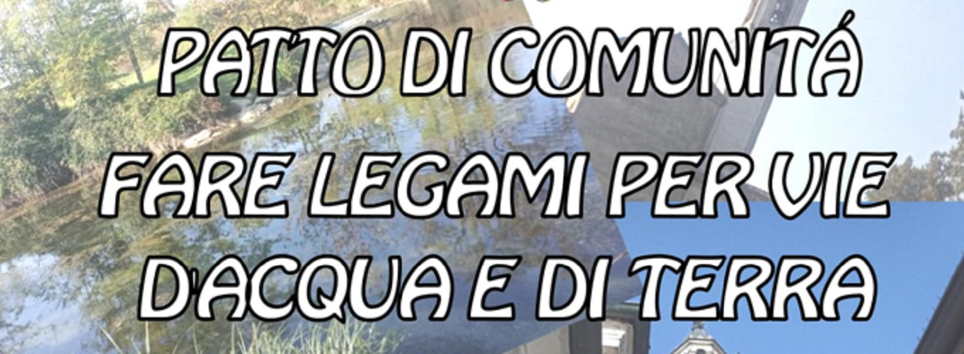 Intestazione locandina incontro Patto di Comunità Cumignano